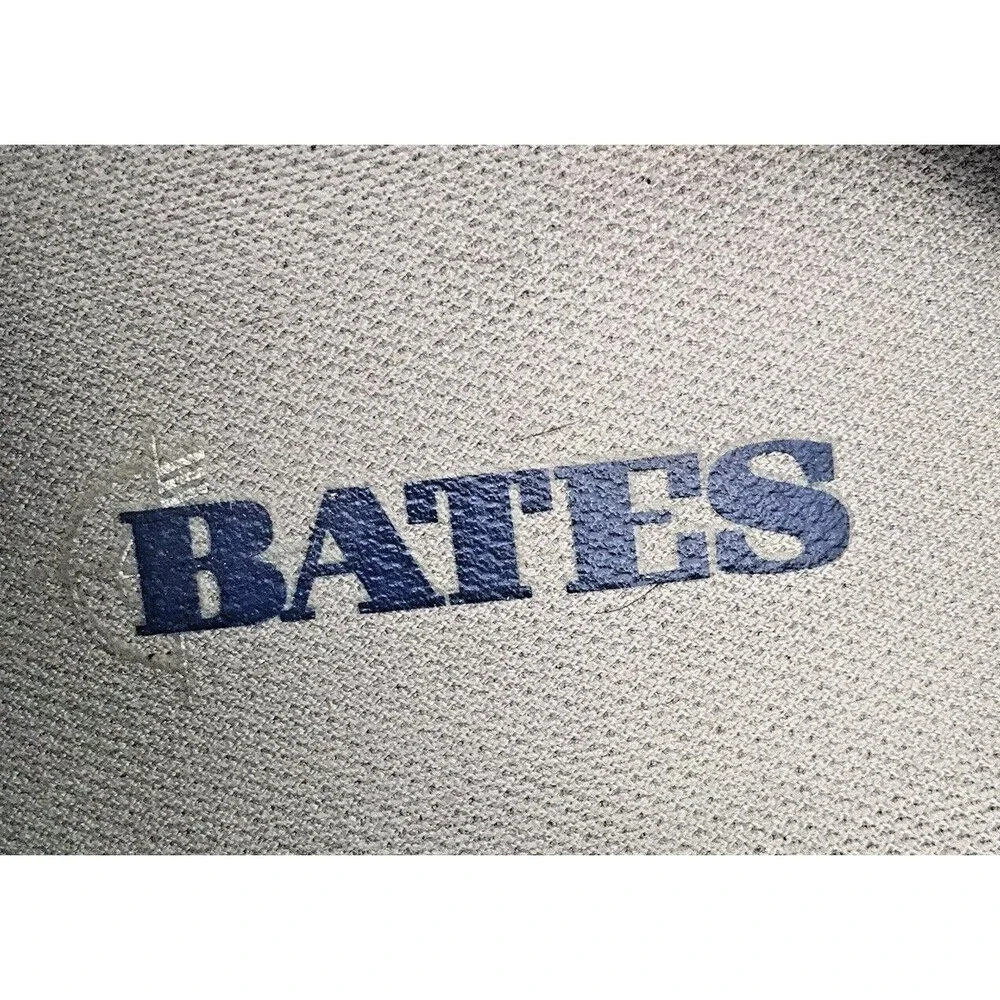 Bates Black High Gloss Vibrum Sole Derby Shoes Mens 12D Police Security Military